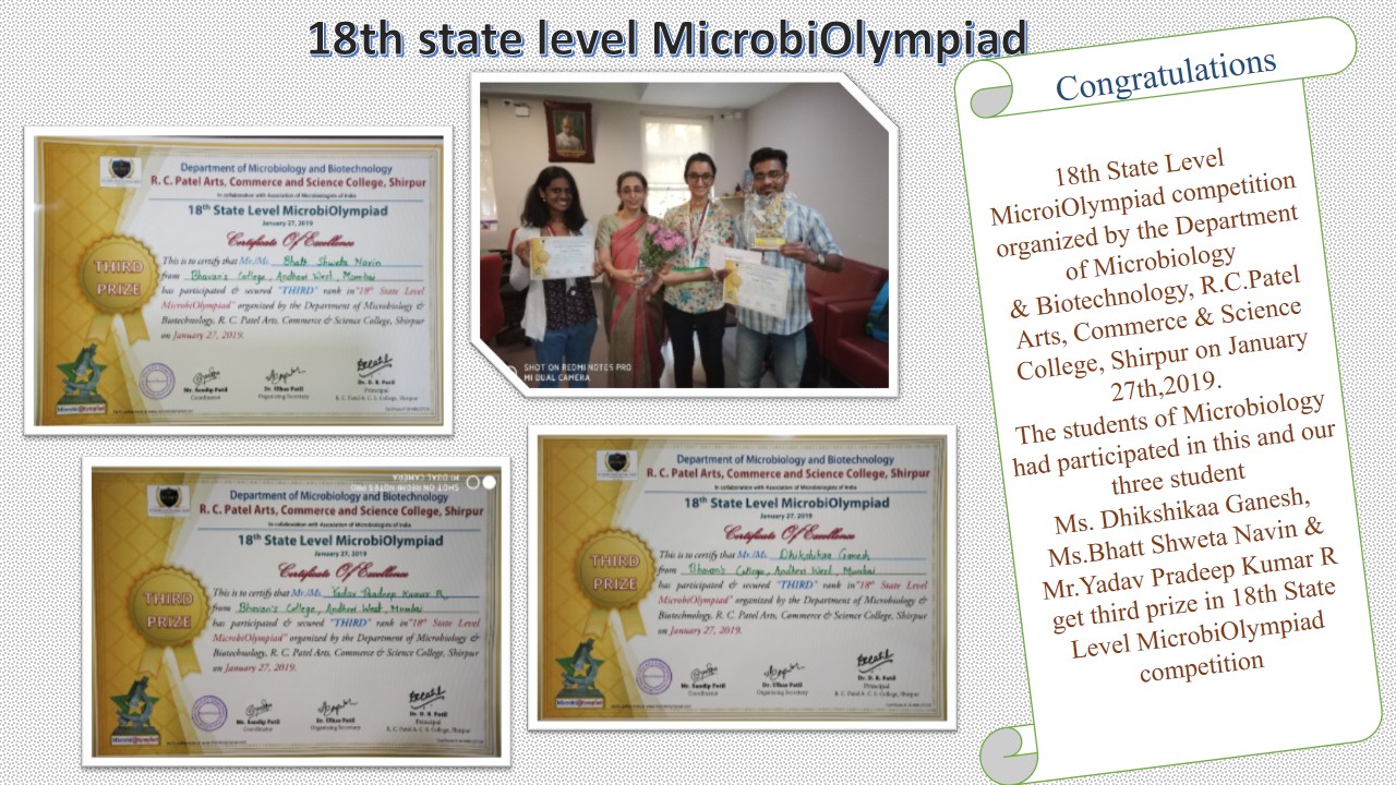 18th state level microbiolympiad