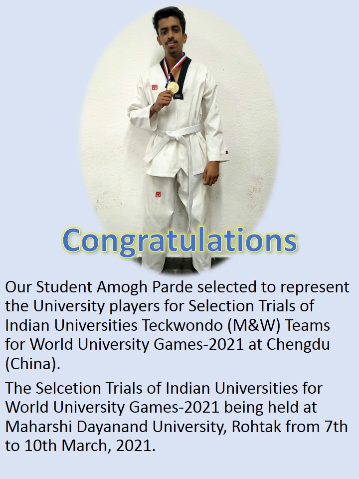 Indian Universities Teckwondo Awards