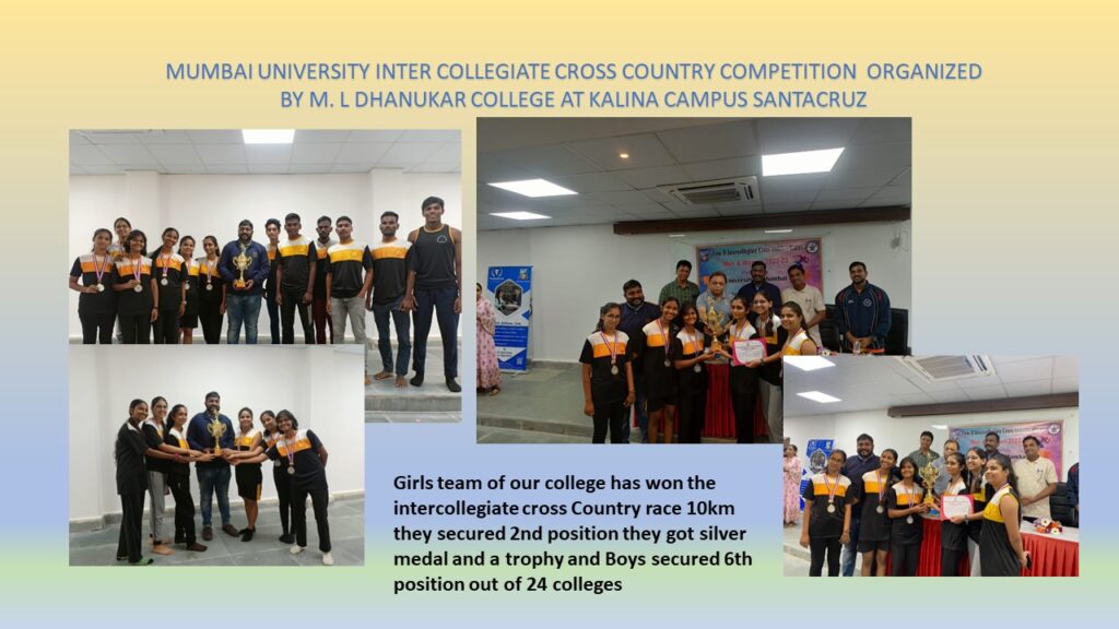 Mumbai university Inter collegiate cross country competition